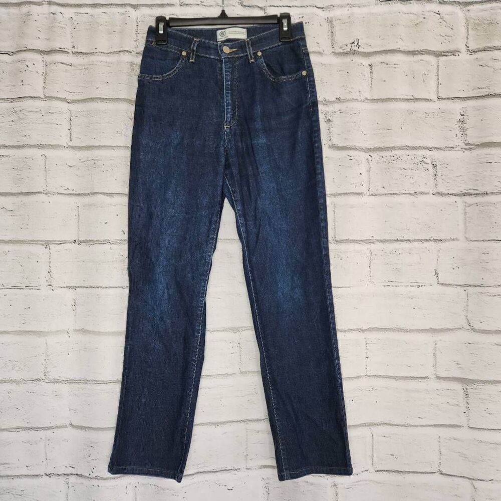 Bogner Casual Wear Straight Leg Button Fly High Rise Jeans Blue Size 29